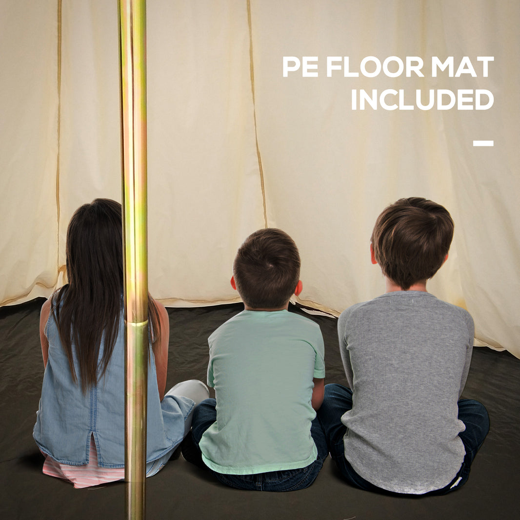 10-Person Large Waterproof Yurt Camping Tent, Perfect for Family Camping, Blue