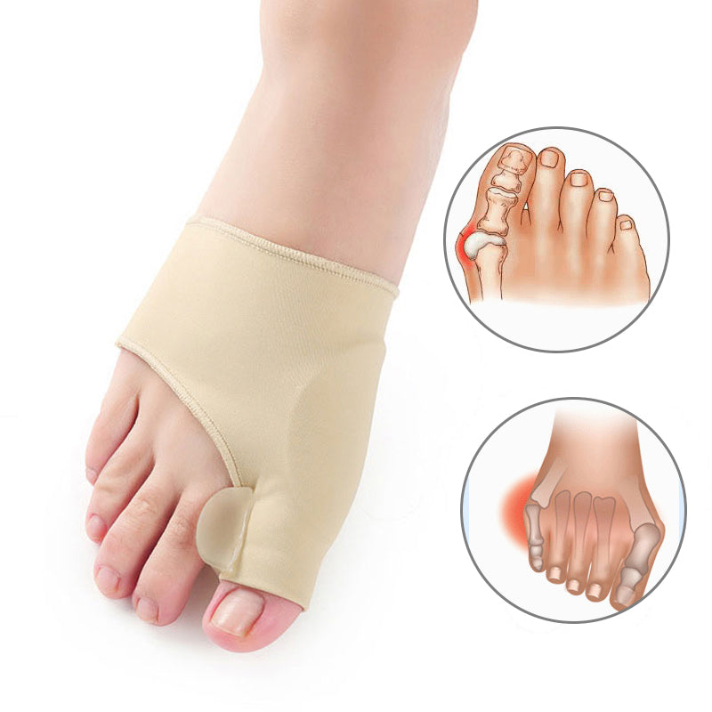 Big Toe Bunion Corrector Splint Straightener Valgus Pain Relief Big Bone Orthopedic Bunion Correction Pedicure Socks Silicone Corrector Braces Toes Separator Feet Care Tool