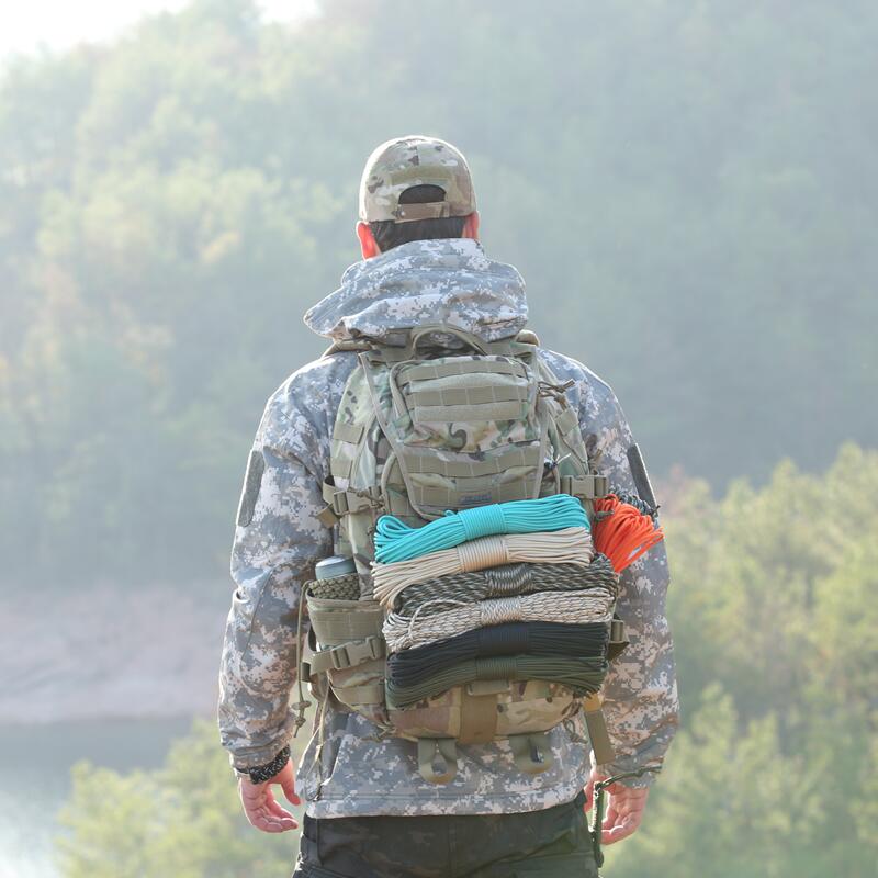 Military-standard multifunctional 9-core outdoor umbrella rope