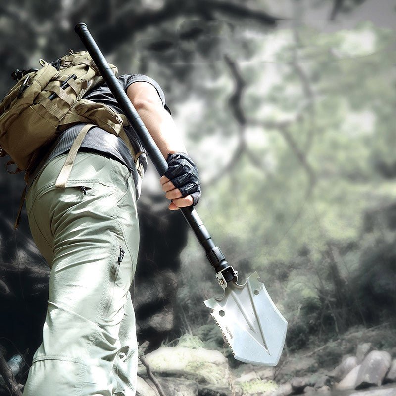 Car Outdoor Multi - function Spatula Folding Military Shovel - Survival Essential