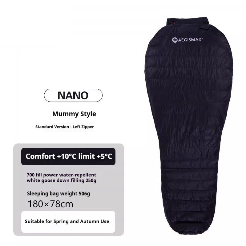 Ultralight Outdoor Camping Mummy Down Sleeping Bag - Survival Essential