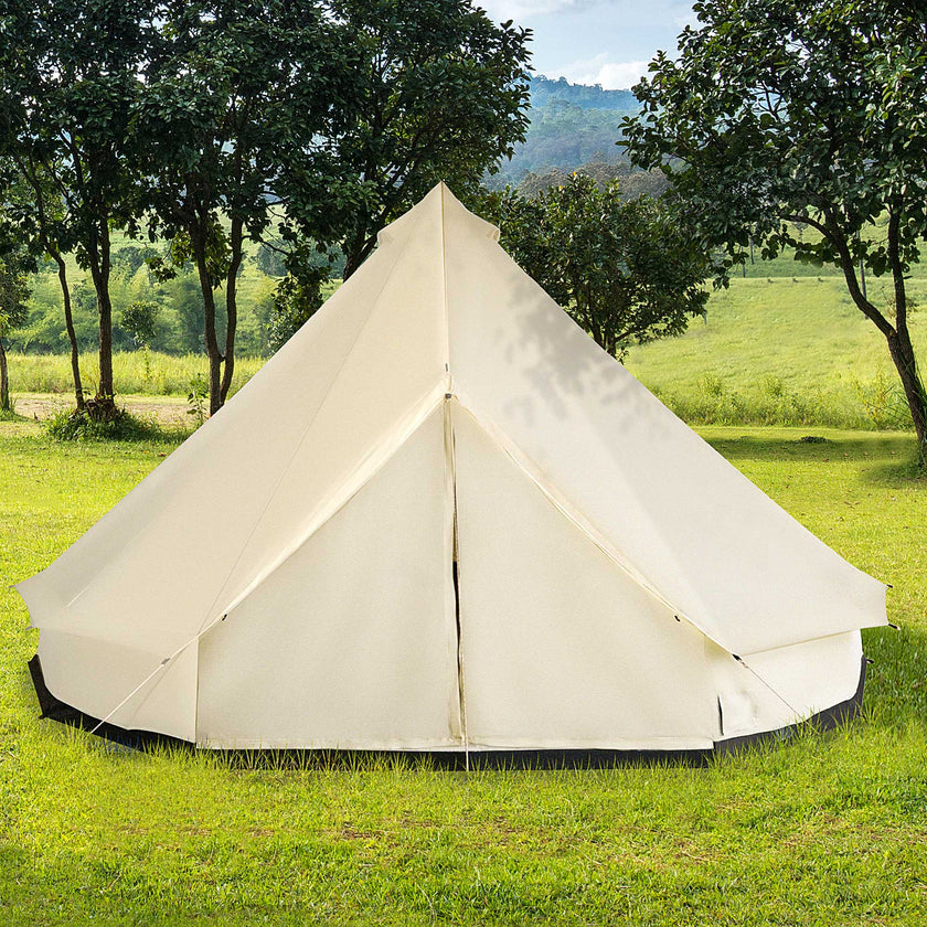 10 - Person Large Waterproof Yurt Camping Tent, Perfect for Family Camping, Blue - Survival Essential