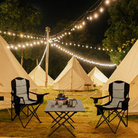 116X60X42cm Black Camping Roll Table - Survival Essential