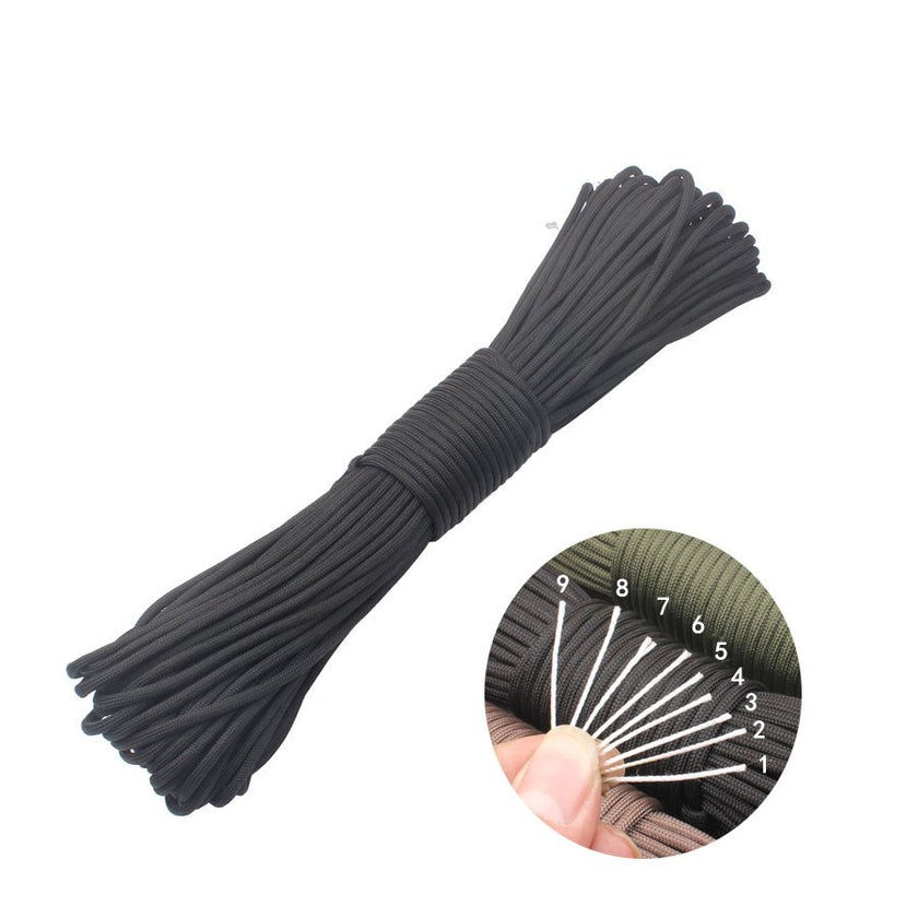 Military-standard multifunctional 9-core outdoor umbrella rope