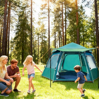 Quick-opening Tent 4-6 Person Medium-sized Outdoor Portable Tent Suitable For Family Camping Outdoor Activities Camping Tent Pop-up Tent Outdoor Tent Hiking Tent Beach Tent Portable Tent Party Tent