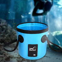 Portable Travel Bag Fishing Bucket Folding Bucket Bag Outdoor Convenient Travel Car Wash Bucket Outdoor Waterproof Bag