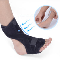 Sprained Footrest Memory Foam Aluminum Splint Footrest With PVC Ball