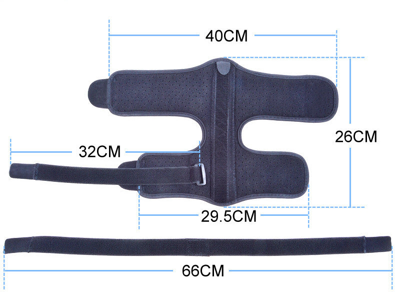 Sprained Footrest Memory Foam Aluminum Splint Footrest With PVC Ball