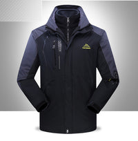 Plush 3-in-1 Military Style Jacket Coat