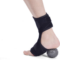 Sprained Footrest Memory Foam Aluminum Splint Footrest With PVC Ball