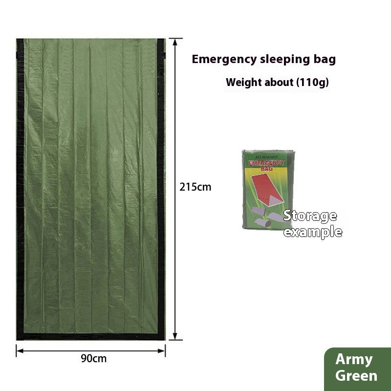 Outdoor Emergency Survival Sleeping Bag Portable Emergency Blanket Hiking
