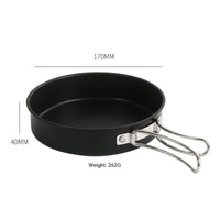 Outdoor Cookware Portable Folding Pan Set