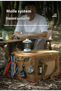 Outdoor Cookware Pot Set Gas Tank Anti-collision Large Capacity Picnic Bag