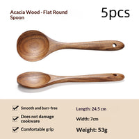 Wooden Spatula Cookware Kitchenware Set