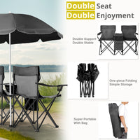 Black Fishing Chair Iron Bracket Oxford Cloth 85kg With Sunshade