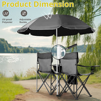 Black Fishing Chair Iron Bracket Oxford Cloth 85kg With Sunshade