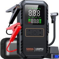 Car Multifunctional Tire Inflator With Emergency Start Power Supply - Survival Essential
