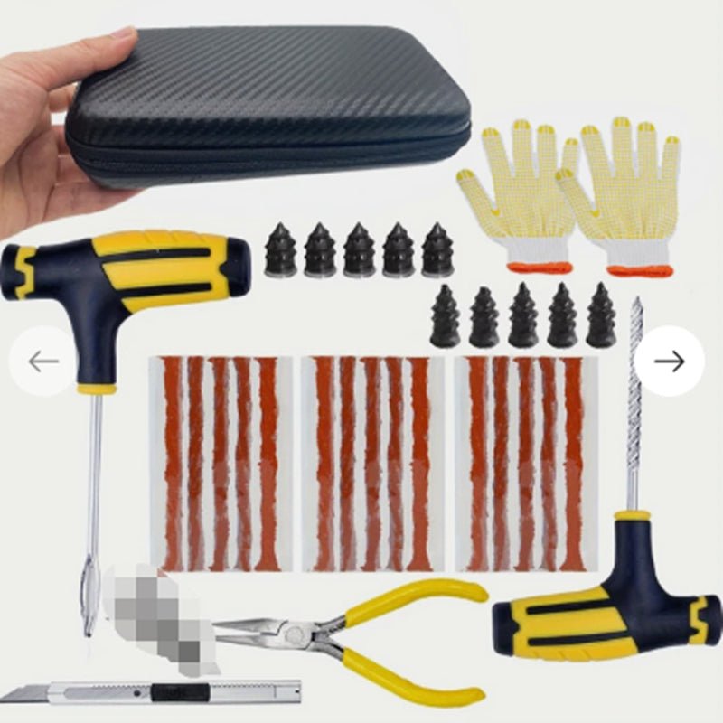Car Tire Repair Kit Piercing Professional Repair Jack Emergency Tire Repair - Survival Essential