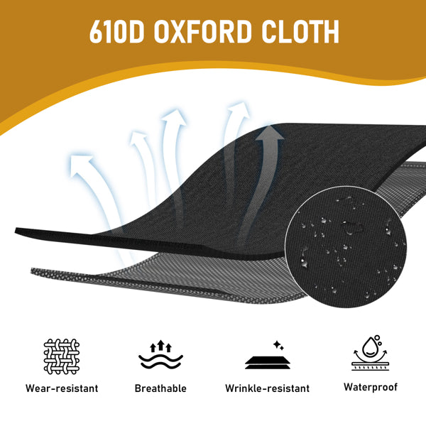 Portable Folding Camping Cot With Carrying Bag Army Black