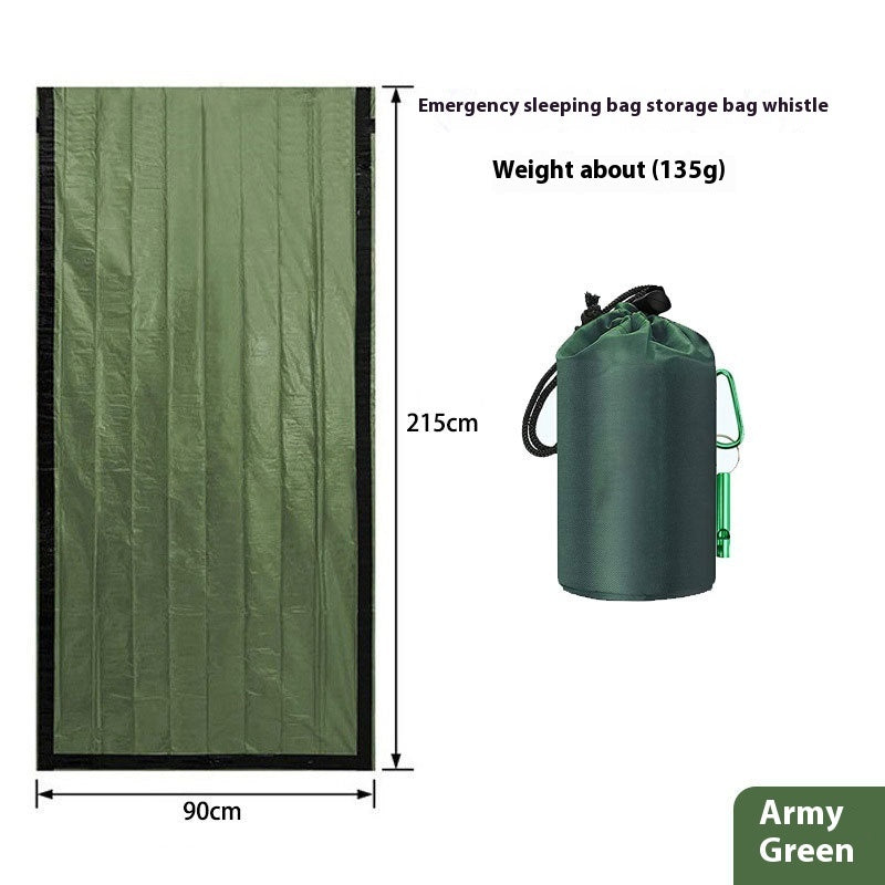 Outdoor Emergency Survival Sleeping Bag Portable Emergency Blanket Hiking