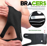 Athletic Wristguards Steel Plate Hand Protector Wrist Splint Fixed Protection