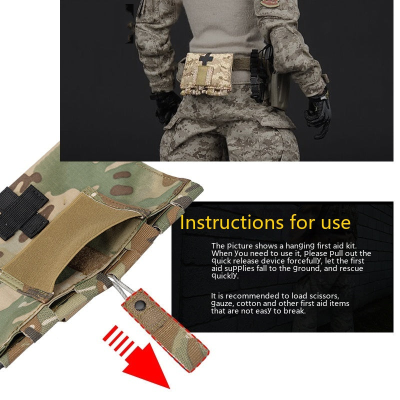 Seal First Aid Kits Medical Vest Bum Sundry Bag
