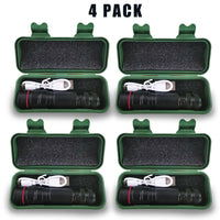 LED Military Flashlight USB Rechargeable Tactical Zoom Torch Most Powerful Mini Pen Light