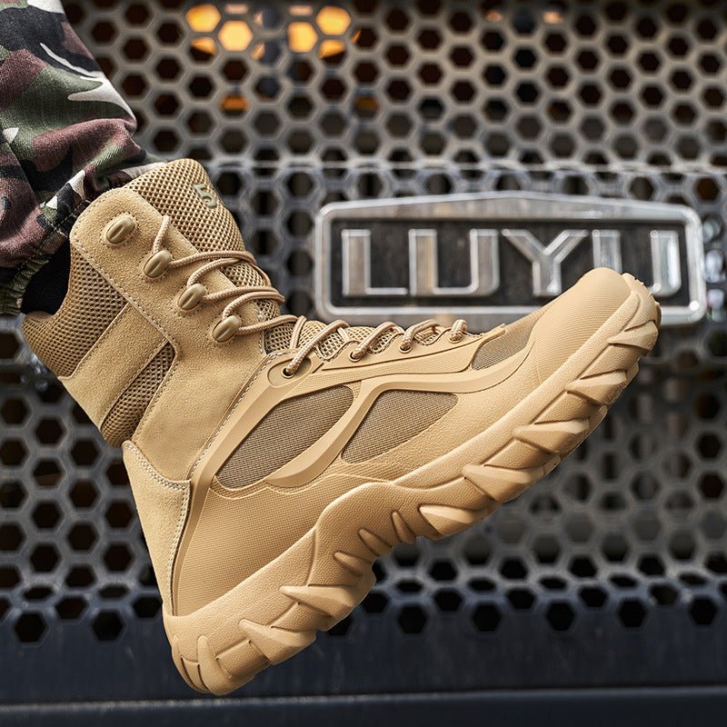 Large size high - top military boots - Survival Essential
