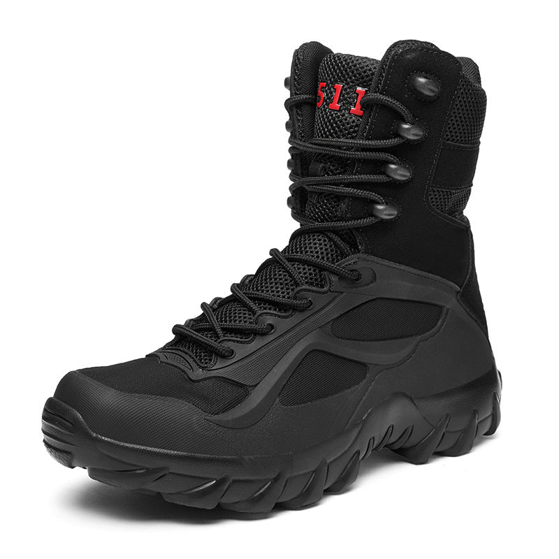 Large size high - top military boots - Survival Essential