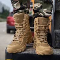 Large size high - top military boots - Survival Essential