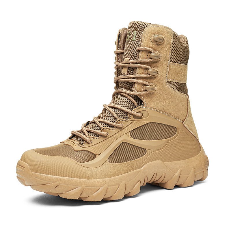 Large size high - top military boots - Survival Essential