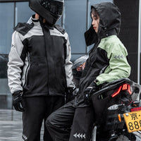 Men And Women Outdoor Split Raincoat Rain Pants Biker Cycling Equipment - Survival Essential