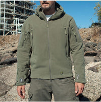 Men Military Winter Thermal Fleece Tactical Jacket Outdoors - Survival Essential