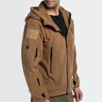Men Military Winter Thermal Fleece Tactical Jacket Outdoors - Survival Essential