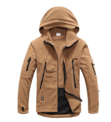 Men Military Winter Thermal Fleece Tactical Jacket Outdoors - Survival Essential