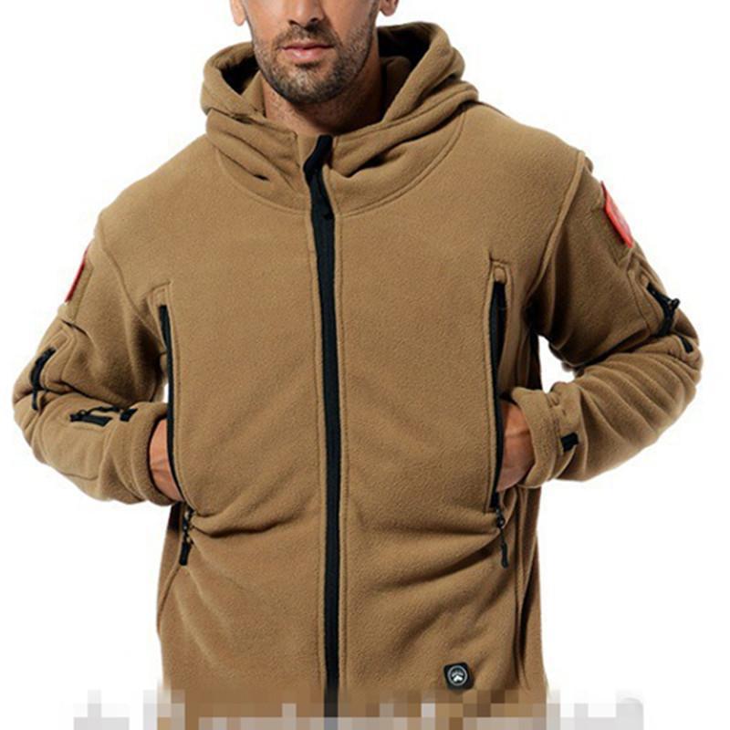 Men Military Winter Thermal Fleece Tactical Jacket Outdoors - Survival Essential
