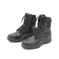 Men's Leather Suede Delta Military Boots - Survival Essential