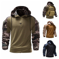 Men's Military Field Outdoor Camouflage Jacket Detachable - Survival Essential
