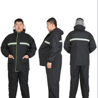 Men's Split Rain Pants Oversized Fat Guy - Survival Essential