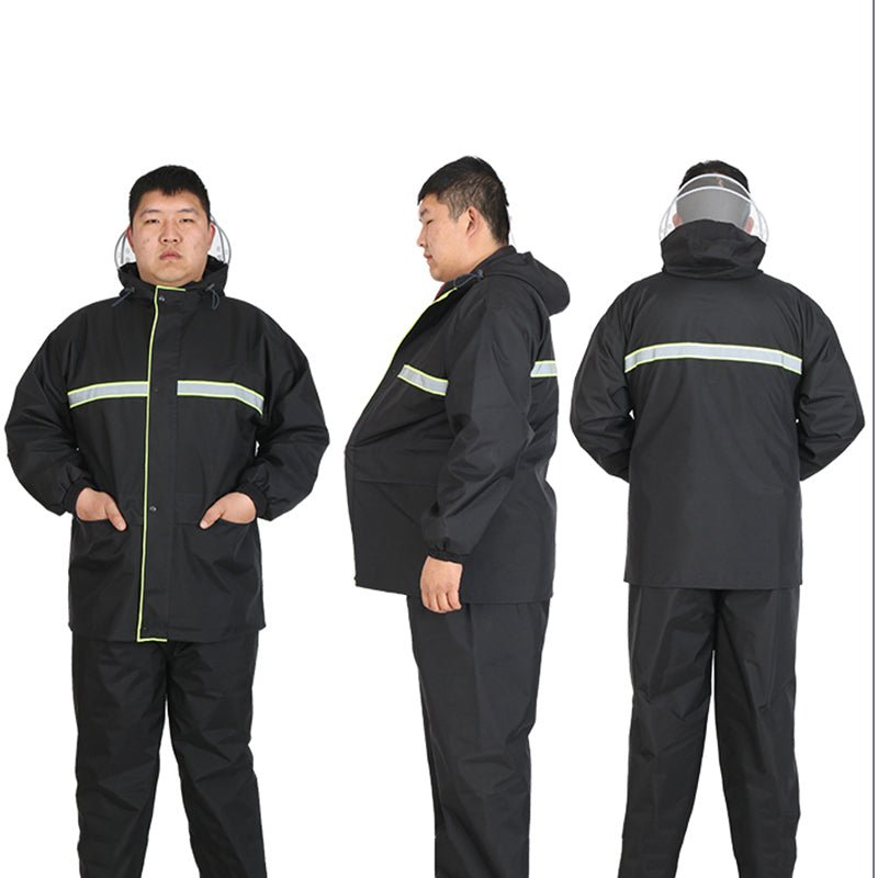 Men's Split Rain Pants Oversized Fat Guy - Survival Essential