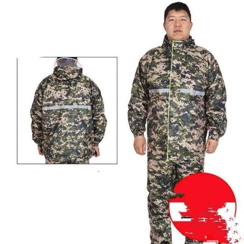 Men's Split Rain Pants Oversized Fat Guy - Survival Essential