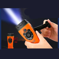 Military Emergency Flashlight Lighting Radio - Survival Essential