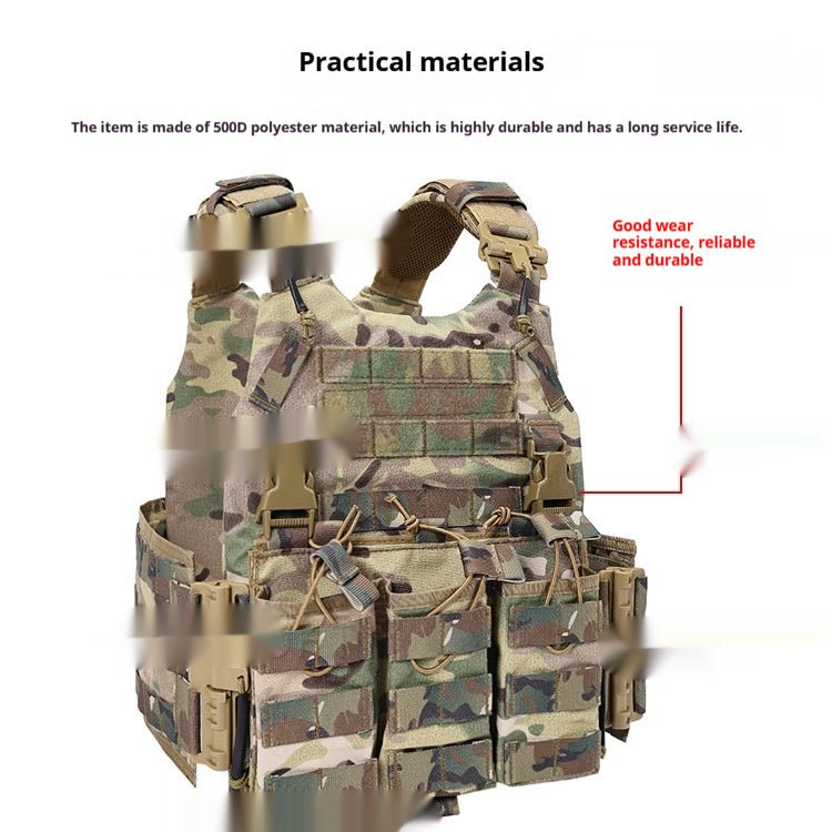 Military Enthusiast Outdoor Protective Vest - Survival Essential
