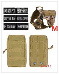 Military Tactical Dog Harness German Shepherd Adjustable Pet Dog Back - Survival Essential
