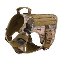 Military Tactical Dog Harness German Shepherd Adjustable Pet Dog Back - Survival Essential