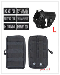 Military Tactical Dog Harness German Shepherd Adjustable Pet Dog Back - Survival Essential