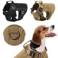 Military Tactical Dog Harness German Shepherd Adjustable Pet Dog Back - Survival Essential