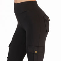 Military wind peach hip yoga pants - Survival Essential