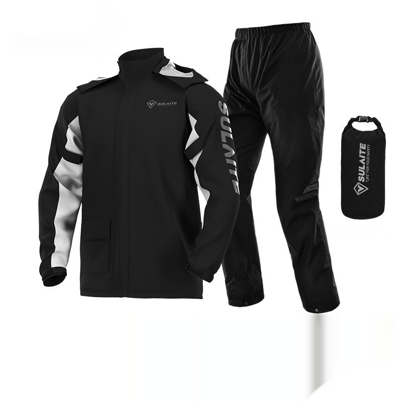 Motorcycle Raincoat Rain Pants Suit Outdoor Riding - Survival Essential