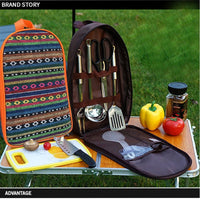Outdoor Activities Barbecue Cookware Supplies Chopping Board Knife Set - Survival Essential